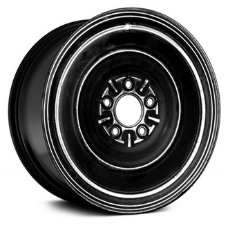 Replace® - Black 16x4 Steel Factory Wheel - Remanufactured