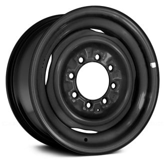 Replace® - 4-Slot Black 16x7 Steel Factory Wheel - Remanufactured