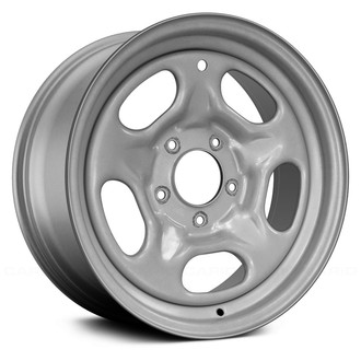 Replace® - 5-Slot Silver 17x7.5 Steel Factory Wheel - Remanufactured