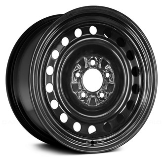 Replace® - 18-Hole Black 16x7 Steel Factory Wheel - Remanufactured