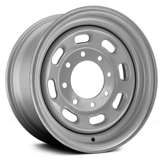 Replace® - 8-Slot Silver 16x7 Steel Factory Wheel - Remanufactured