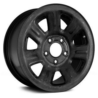 Replace® - 7 I-Spoke Black 15x7 Steel Factory Wheel - Remanufactured