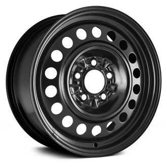 Replace® - 18-Hole Black 16x6.5 Steel Factory Wheel - Remanufactured