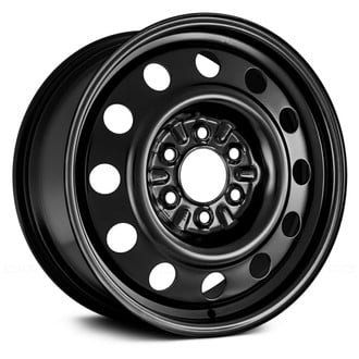 Replace® - 12-Hole Black 18x7.5 Steel Factory Wheel - Replica