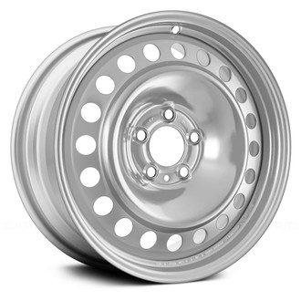 Replace® - 20-Hole Silver 17x7.5 Steel Factory Wheel - Remanufactured