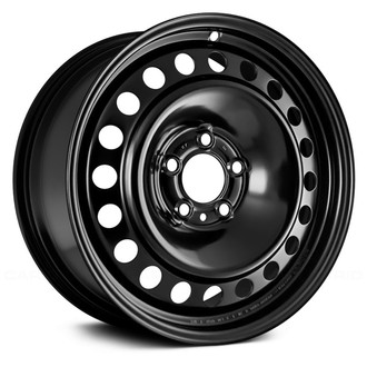 Replace® - 20-Hole Black 17x7.5 Steel Factory Wheel - Remanufactured