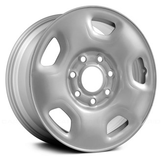 Replace® - 5-Slot Silver 17x7.5 Steel Factory Wheel - Remanufactured