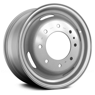 Replace® - 4-Slot Silver 17x6.5 Steel Factory Wheel - Replica