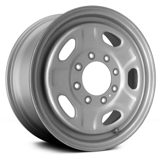 Replace® - 5-Slot Silver 17x7.5 Steel Factory Wheel - Remanufactured