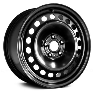 Replace® - 20-Hole Black 17x7.5 Steel Factory Wheel - Remanufactured