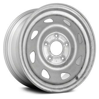 Replace® - 8-Slot Silver 15x7 Steel Factory Wheel - Remanufactured