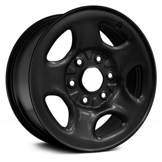 Replace® - 5-Spoke Black 16x6.5 Steel Factory Wheel - Remanufactured