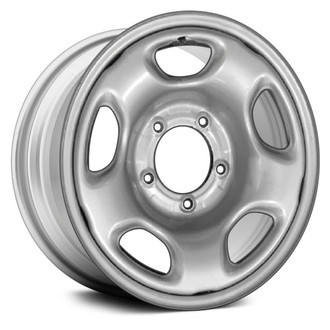Replace® - 5-Slot Silver 16x7 Steel Factory Wheel - Remanufactured
