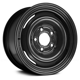 Replace® - 4-Slot Black 15x7 Steel Factory Wheel - Remanufactured