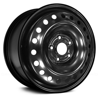 Replace® - 20-Hole Black 17x4 Steel Factory Wheel - Remanufactured