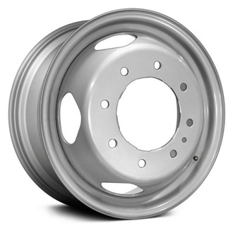 Replace® - 5-Slot Silver 17x6.5 Steel Factory Wheel - Replica