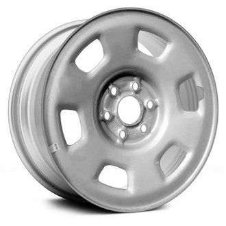 Replace® - 6-Slot Silver 16x7 Steel Factory Wheel - Remanufactured