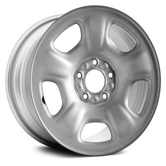 Replace® - 5-Slot Silver 16x7 Steel Factory Wheel - Remanufactured