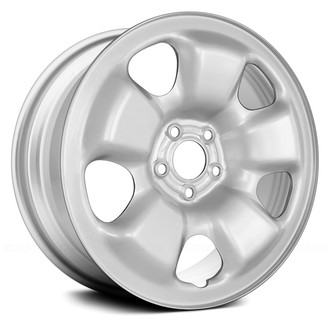 Replace® - 5-Slot Flat Silver 17x7 Steel Factory Wheel - Remanufactured