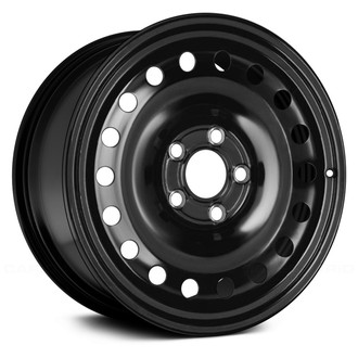 Replace® - 18-Hole Black 17x7 Steel Factory Wheel - Remanufactured