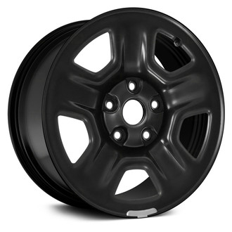 Replace® - 5-Spoke Black 16x6.5 Steel Factory Wheel - Remanufactured
