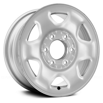 Replace® - 6-Slot Silver 15x7 Steel Factory Wheel - Remanufactured
