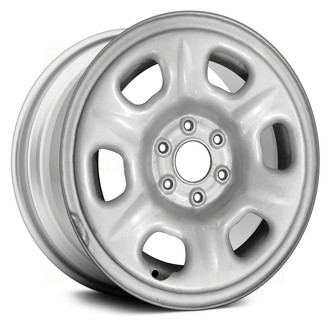 Replace® - 6-Slot Silver 15x6 Steel Factory Wheel - Remanufactured