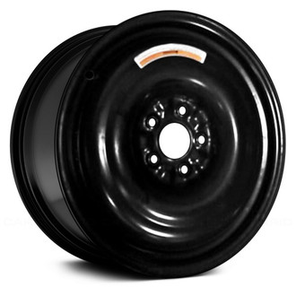 Replace® - Black 17x4 Steel Factory Wheel - Remanufactured