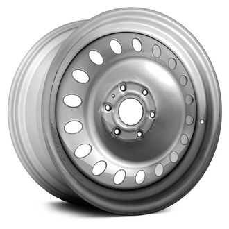 Replace® - 18-Hole Silver 18x8 Steel Factory Wheel - Remanufactured