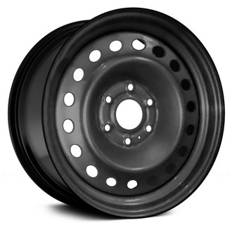 Replace® - 18-Hole Black 18x8 Steel Factory Wheel - Remanufactured