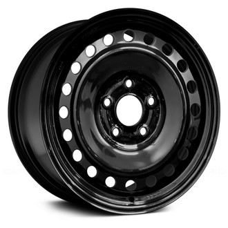 Replace® - 20-Hole Black 16x6.5 Steel Factory Wheel - Replica