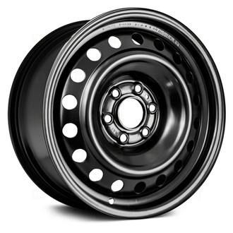 Replace® - 18-Hole Black 16x7 Steel Factory Wheel - Remanufactured