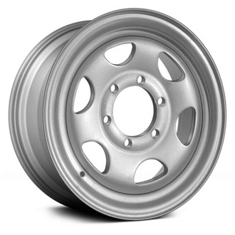 Replace® - 6-Slot Silver 14x5.5 Steel Factory Wheel - Remanufactured