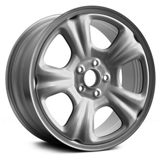 Replace® - 5-Slot Silver 16x6.5 Steel Factory Wheel - Remanufactured