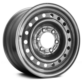 Replace® - 18-Hole Silver 16x7 Steel Factory Wheel - Remanufactured