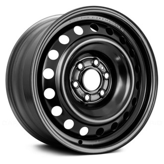 Replace® - 18-Hole Black 16x7 Steel Factory Wheel - Remanufactured