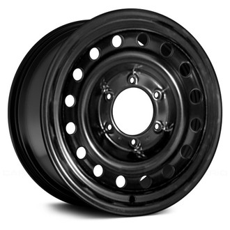 Replace® - 16-Hole Black 16x7 Steel Factory Wheel - Remanufactured