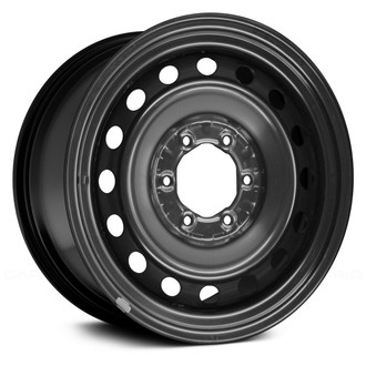 Replace® - 16-Hole Black 17x7.5 Steel Factory Wheel - Remanufactured