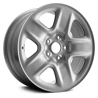 Replace® - 5-Spoke Silver 17x6.5 Steel Factory Wheel - Replica