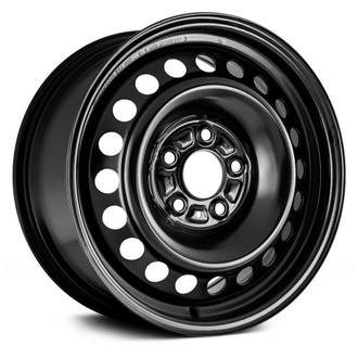 Replace® - 20-Hole Black 16x7 Steel Factory Wheel - Remanufactured