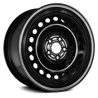 Replace® - 20-Hole Black 17x7 Steel Factory Wheel - Remanufactured
