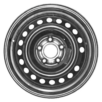 Replace® - 19-Hole Black 17x7.5 Steel Factory Wheel - Remanufactured