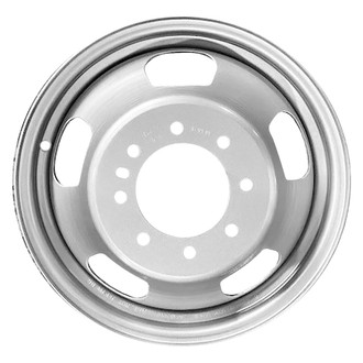 Replace® - 5-Slot Silver 17x6 Steel Factory Wheel - Remanufactured