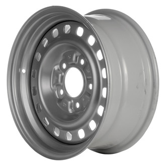 Replace® - 18-Hole Silver 16x7 Steel Factory Wheel - Remanufactured