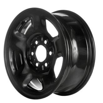 Replace® - 5-Spoke Black 17x7.5 Steel Factory Wheel - Remanufactured