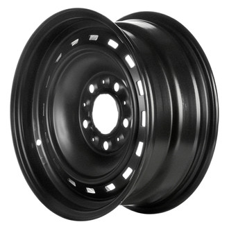 Replace® - 16-Slot Black 15x6.5 Steel Factory Wheel - Remanufactured