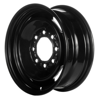 Replace® - 4-Slot Black 16x6.5 Steel Factory Wheel - Remanufactured
