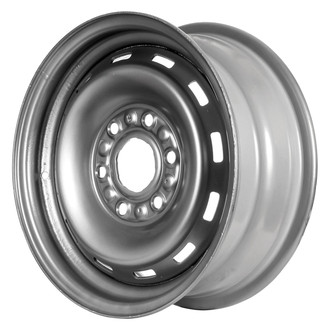 Replace® - 12-Slot Silver 16x6.5 Steel Factory Wheel - Remanufactured
