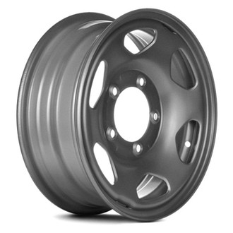 Replace® - 6-Slot Silver 15x5.5 Steel Factory Wheel - Remanufactured