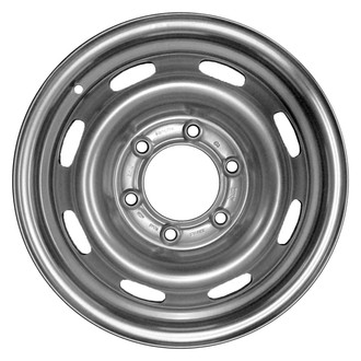 Replace® - 8-Slot Silver 15x6 Steel Factory Wheel - Remanufactured